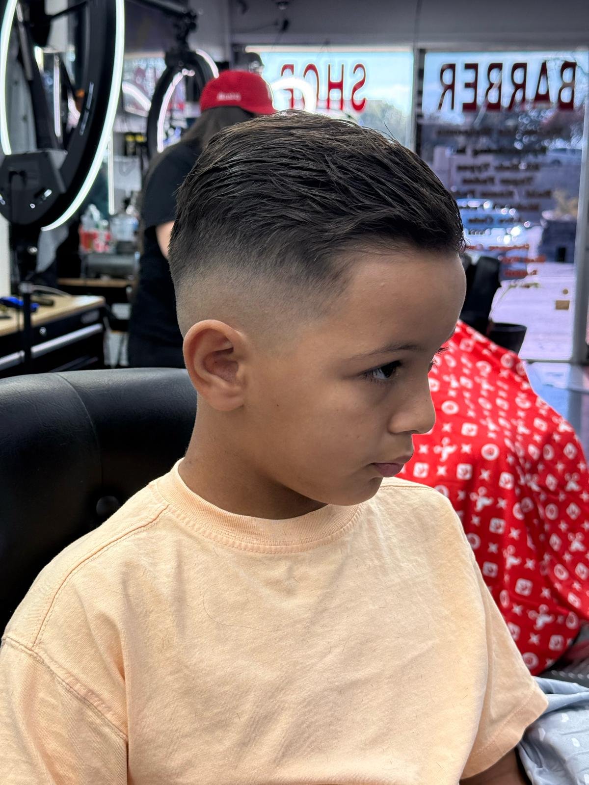 Kids haircut service at Prince BarberShop in San Antonio